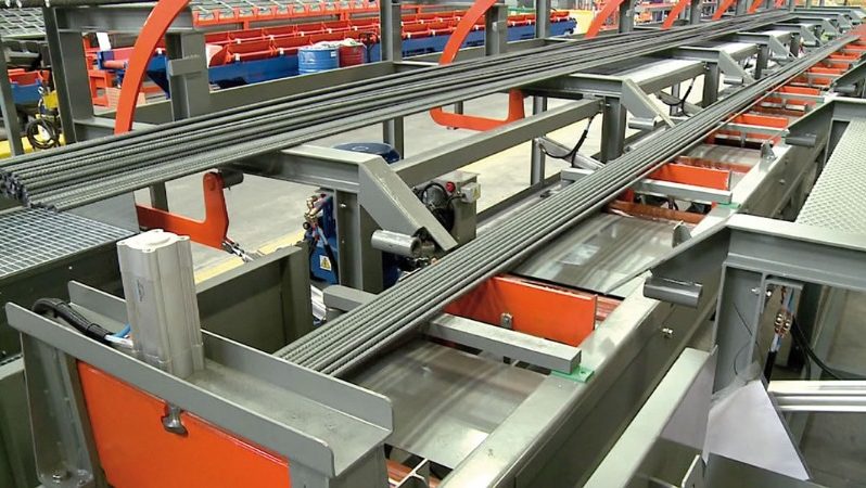 
								SCHNELL Automatic bars cutting line full									